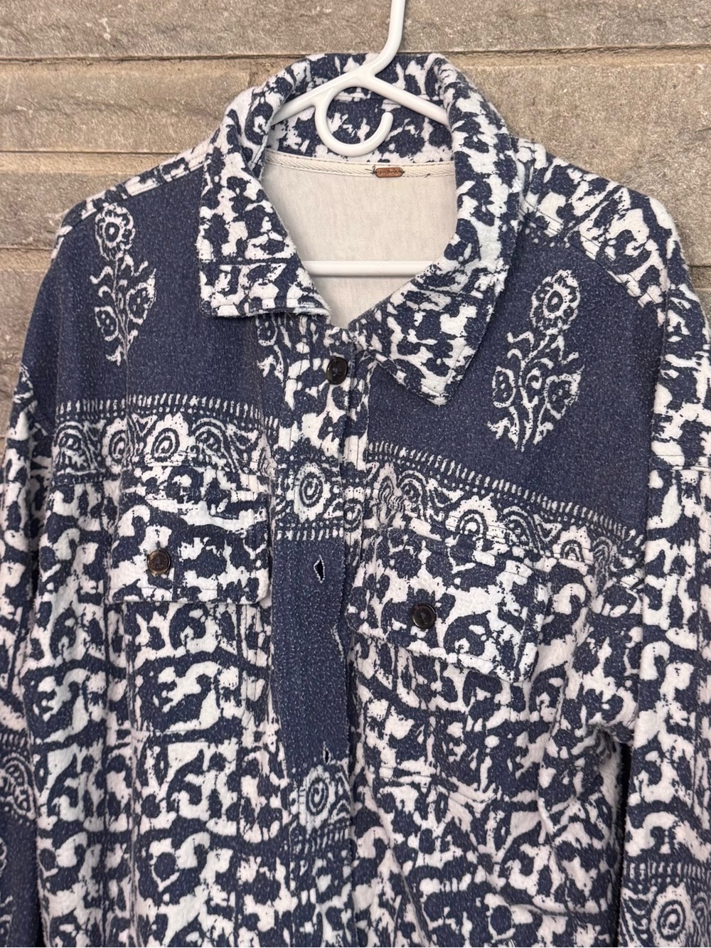 Free People oversized shirt jacket
